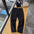 Brushed Twill Straight-Leg Pants