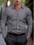 Men’s Casual Striped Suit Shirt