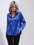 Women's Satin V-Neck Blouse