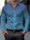 Men’s Casual Striped Suit Shirt