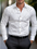 Men’s Casual Striped Suit Shirt