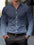 Men’s Casual Striped Suit Shirt