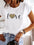 Women’s 90s Style Graphic T-Shirt – Cute Short Sleeve Summer Tee