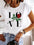 Women’s 90s Style Graphic T-Shirt – Cute Short Sleeve Summer Tee