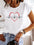 Women’s 90s Style Graphic T-Shirt – Cute Short Sleeve Summer Tee