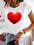 Women’s 90s Style Graphic T-Shirt – Cute Short Sleeve Summer Tee