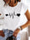 Women’s 90s Style Graphic T-Shirt – Cute Short Sleeve Summer Tee