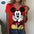 Mickey Mouse 3D V-Neck Tee