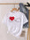 Love Heart Feather Tee