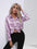 Women's Satin V-Neck Blouse