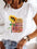 Women’s 90s Trend Letter Print T-Shirt – Casual Short Sleeve Graphic Tee